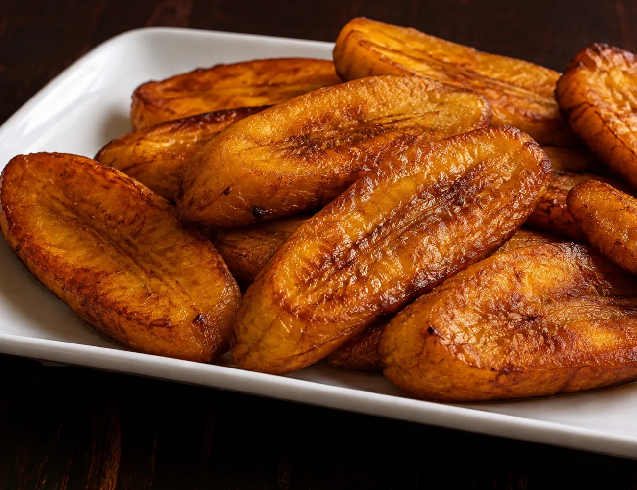 Portion de banane frite / Vapeur