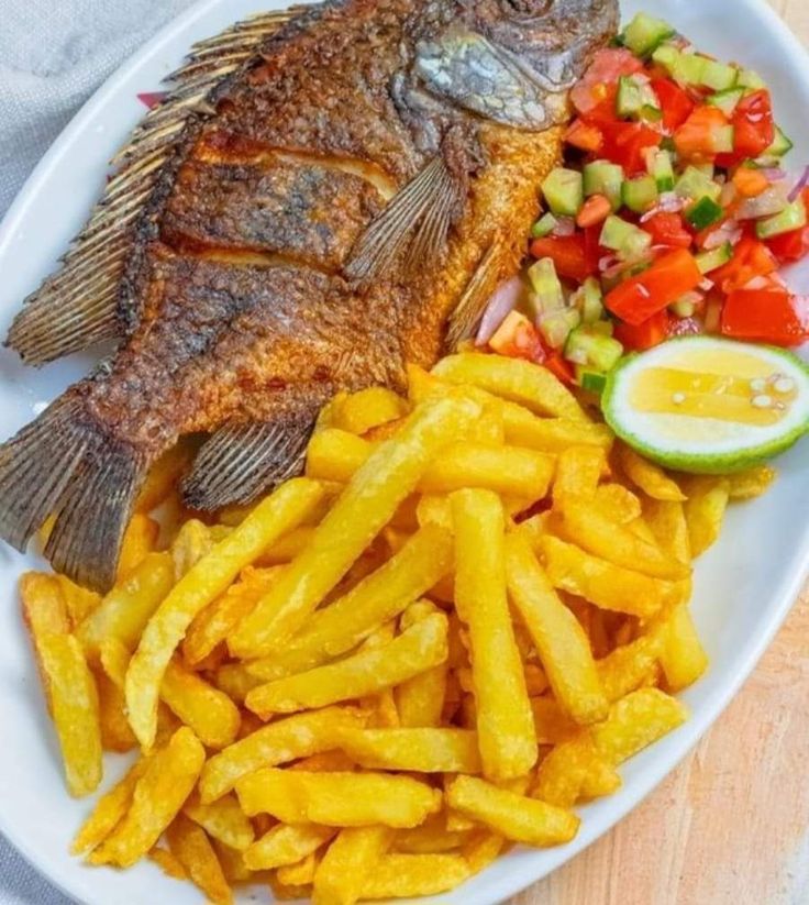 POISSON BRAISE FRITE
