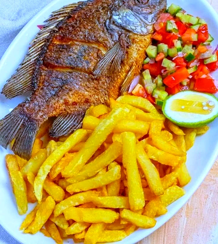 POISSON BRAISE FRITE
