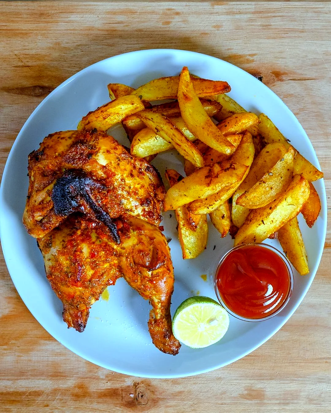 DEMI POULET FRITE