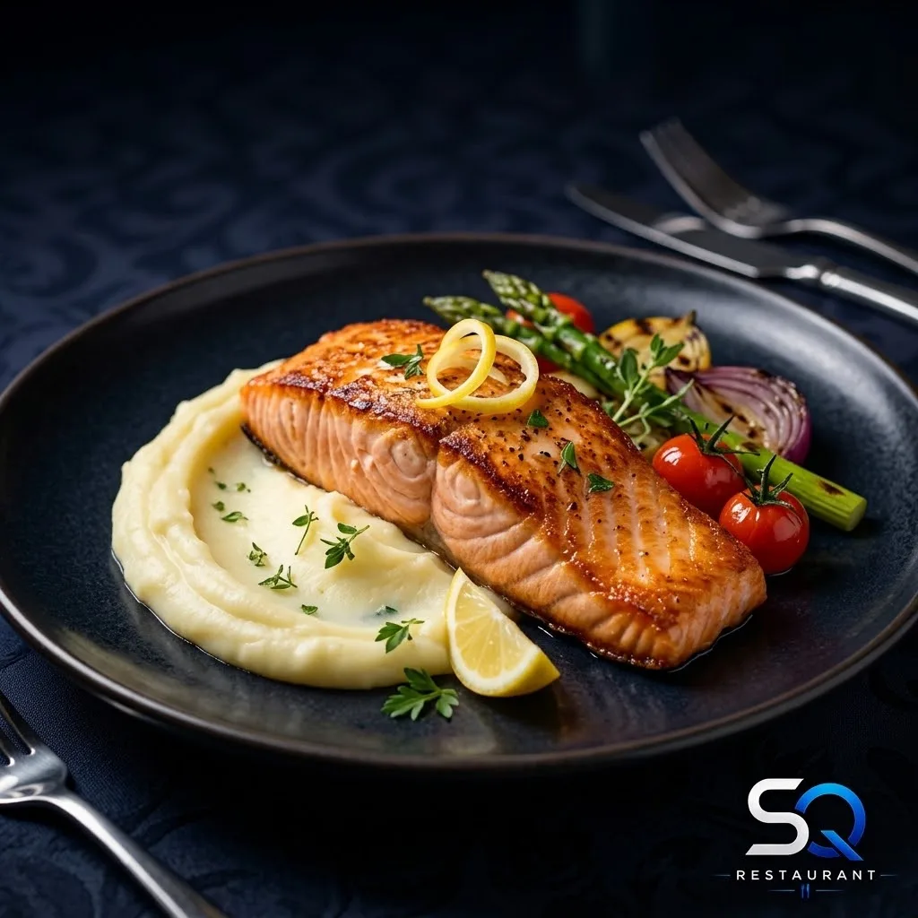 saumon grillée