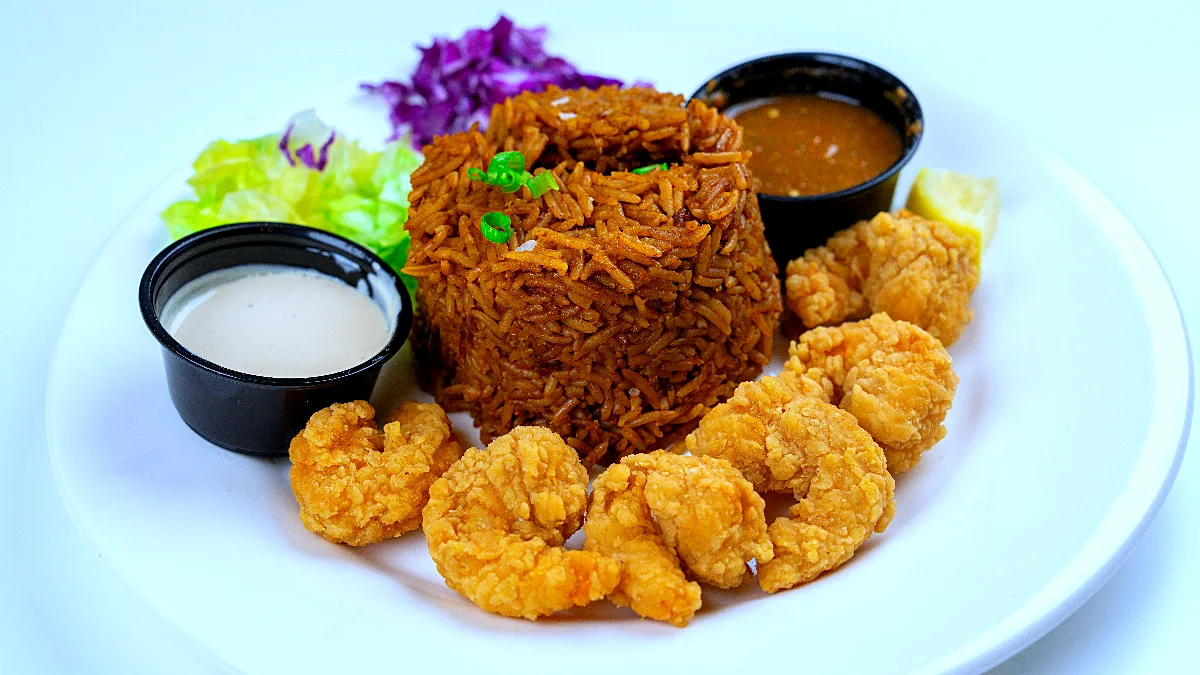 رز صياديه مع شرمب