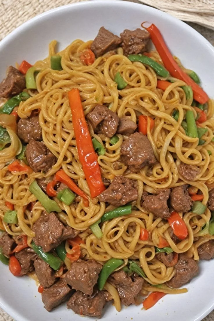 Spaghetti viande