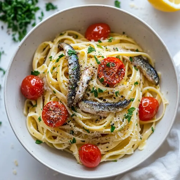 Spaghetti sardine