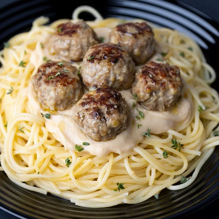 Aux boulettes de poisson
