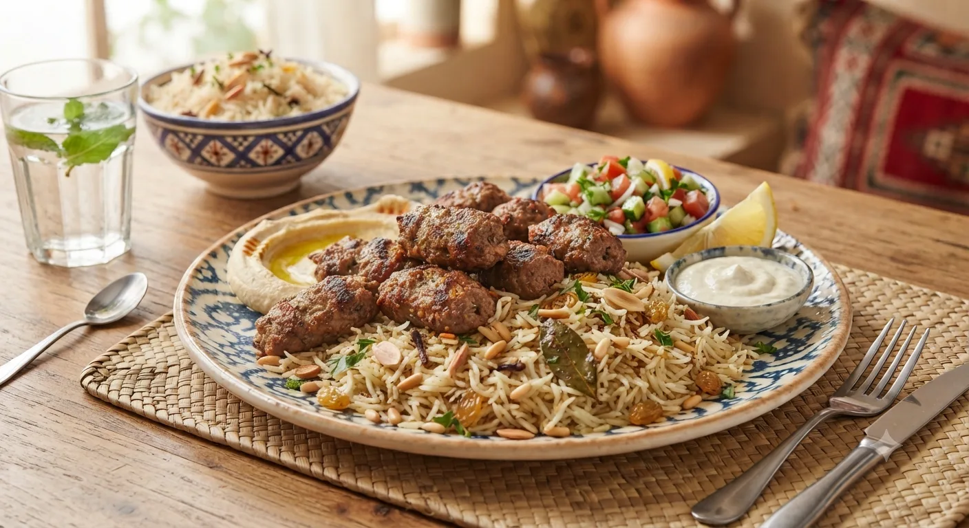 ¼ كفـتة + أرز 