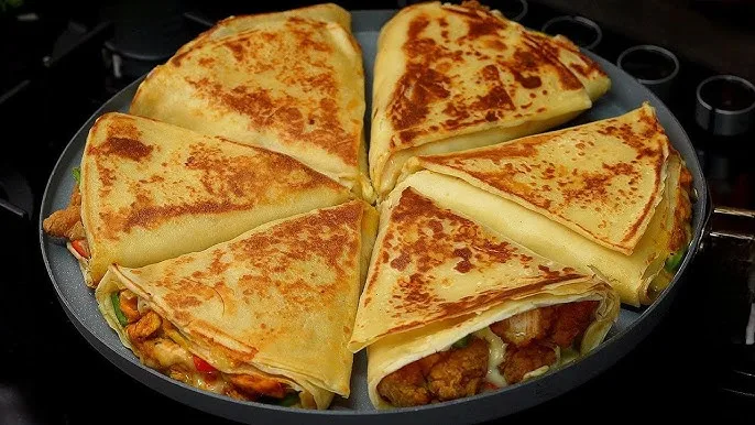 كريب شاورما بالبطاطس