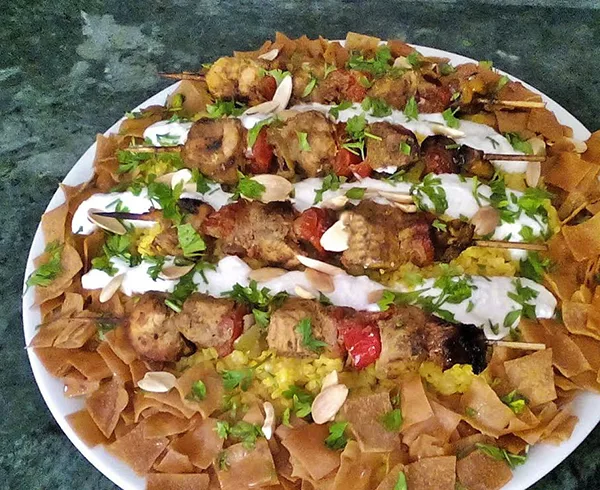 فتة شيش طاووق
