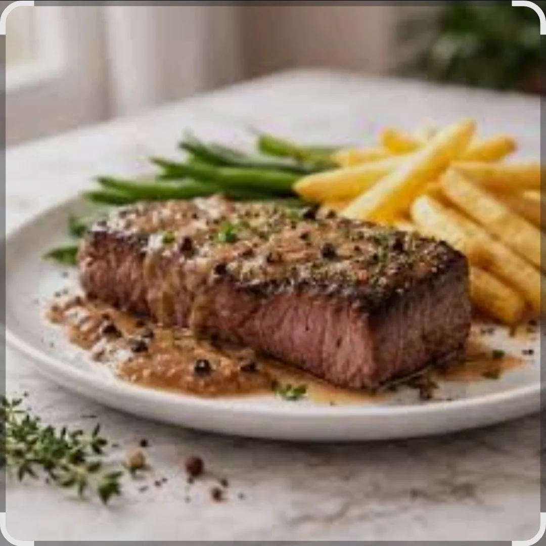 Steak grillé 