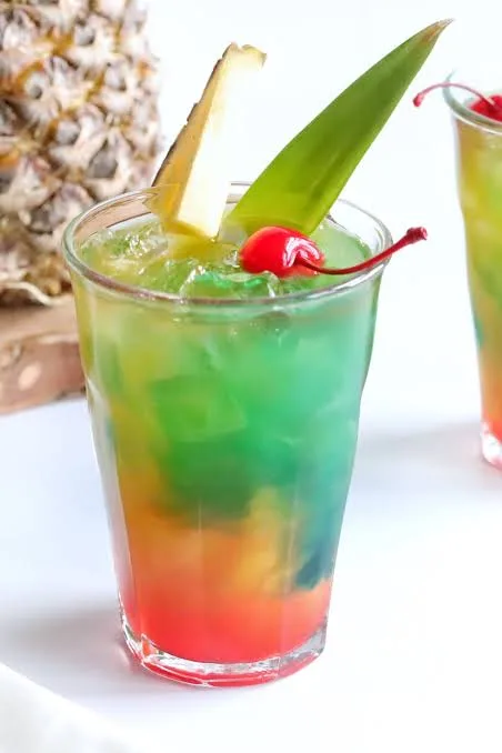 Mocktail grenadine hawai