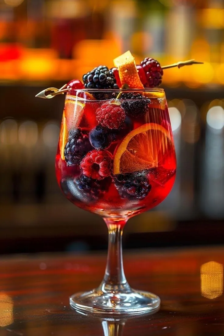 Cocktail Signature Fruits Rouges