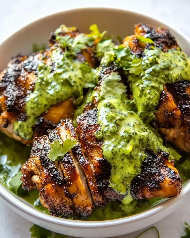 POULET SAUCE VERTE