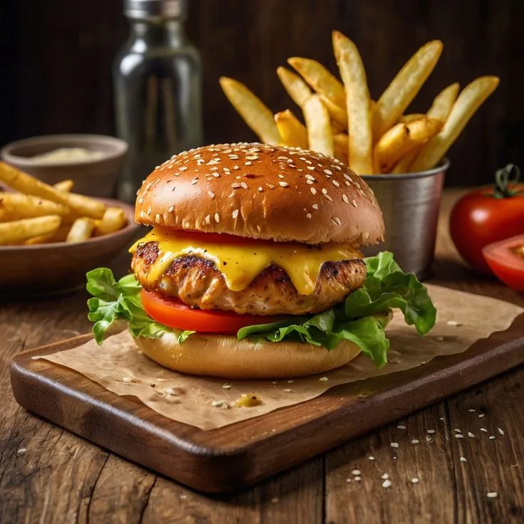 CHICKEN BURGER