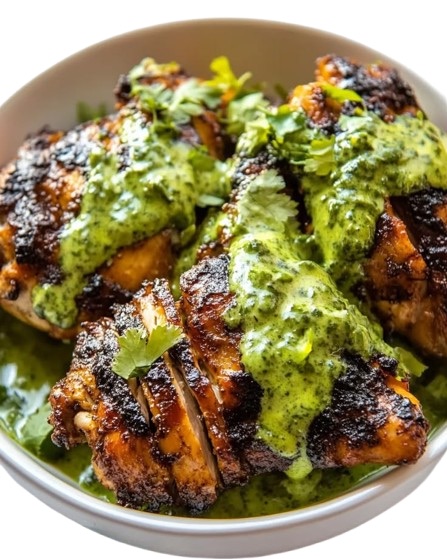 POULET SAUCE VERTE ENTIER