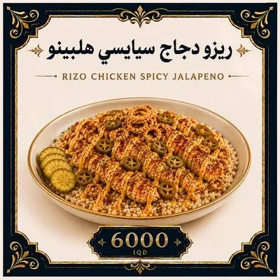 ريزو دجاج  سبايسي هليبينو