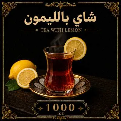 شاي بالليمون