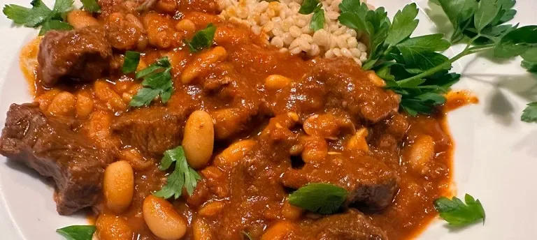 Beef white beans