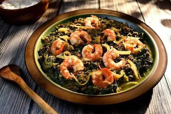 Ndole shrimps