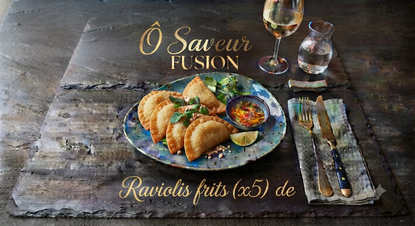 Raviolis frits (x5)