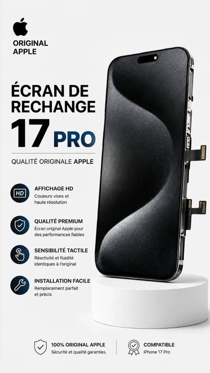 Écran de IPHONE 17 pro