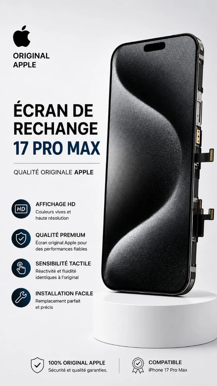 Écrans IPhone 17 pro max 