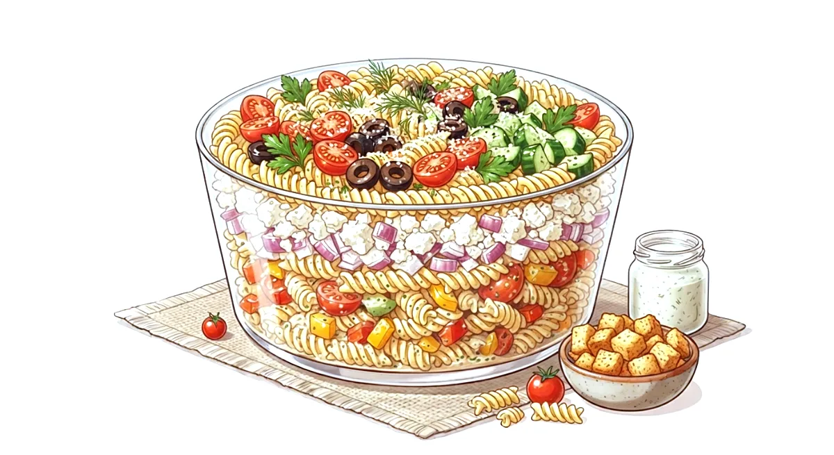 سلطة معكرونة