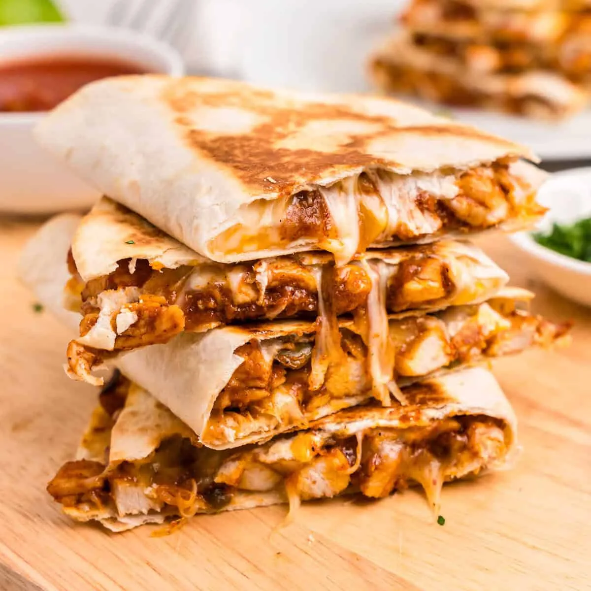 Spinach Mushroom Quesadilla