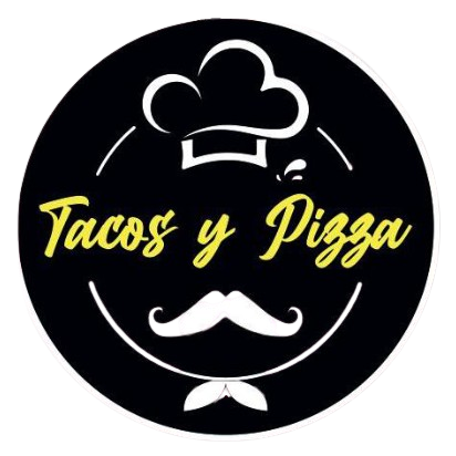 Tacos y pizza logo