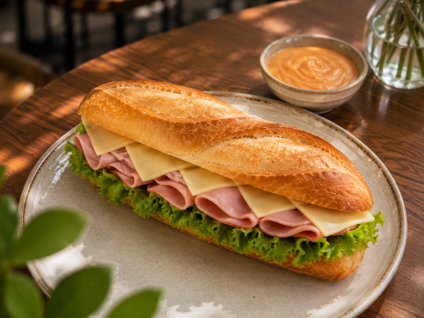 Ham & Cheese Baguette