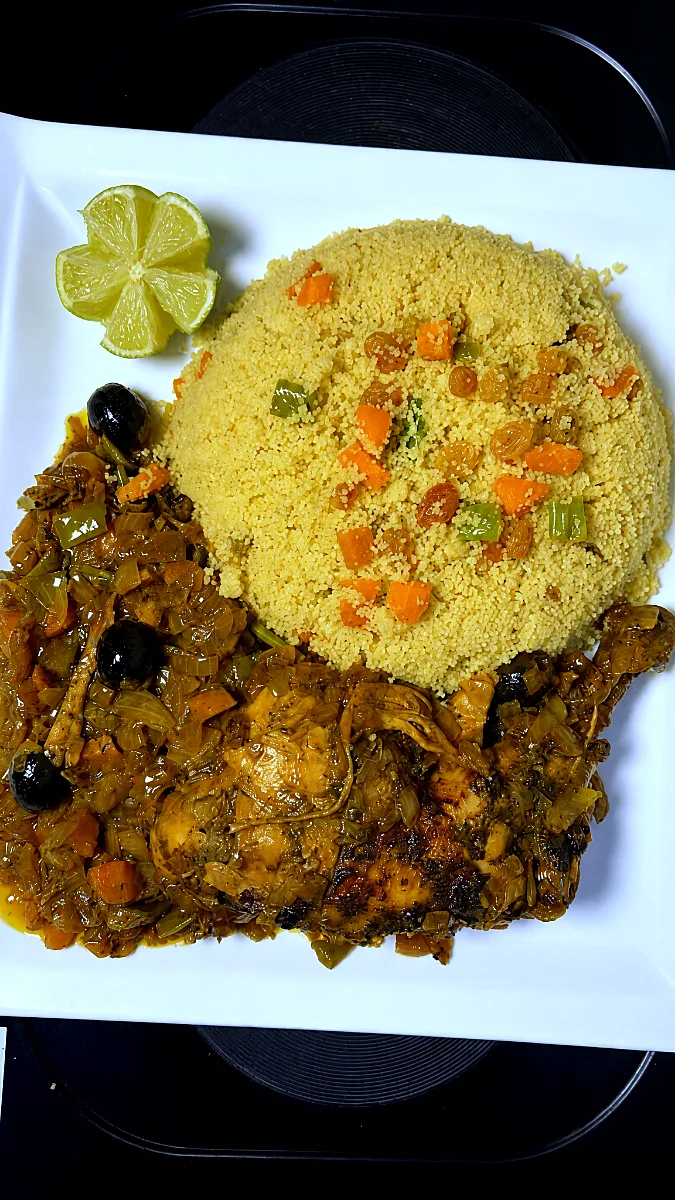 Couscous au gras poulet