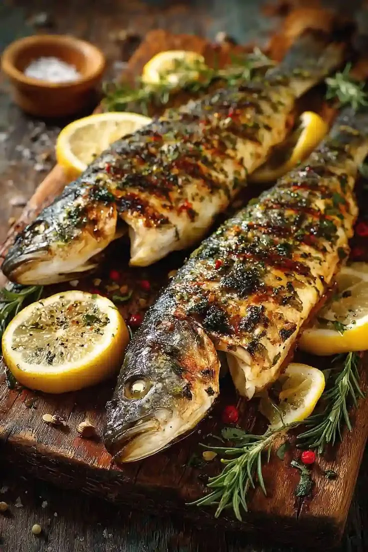 Daurade entière grillée