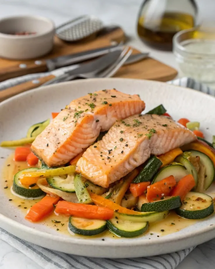 Pavé de Saumon poêlé