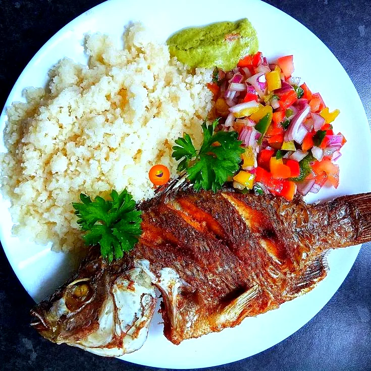 Portion d'Atiéké